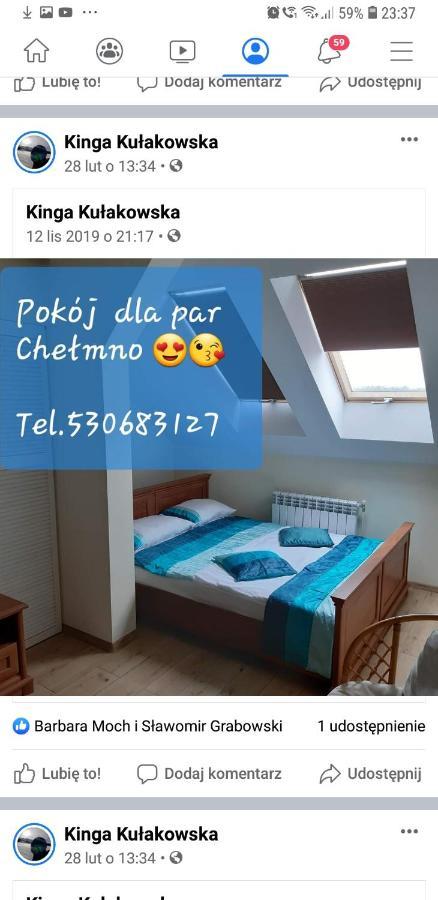 Apartament Dworcowa Chełmno Eksteriør billede